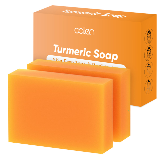 Lemon Turmeric Glowing Soap Natural Ingredients Dark Spot Remover Acne Treatment for Oily Dry Skin Moisturizing Face Body Care,MY SHOP