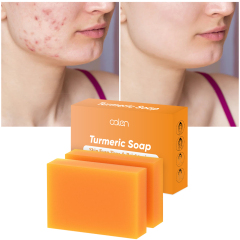 Lemon Turmeric Glowing Soap Natural Ingredients Dark Spot Remover Acne Treatment for Oily Dry Skin Moisturizing Face Body Care,MY SHOP