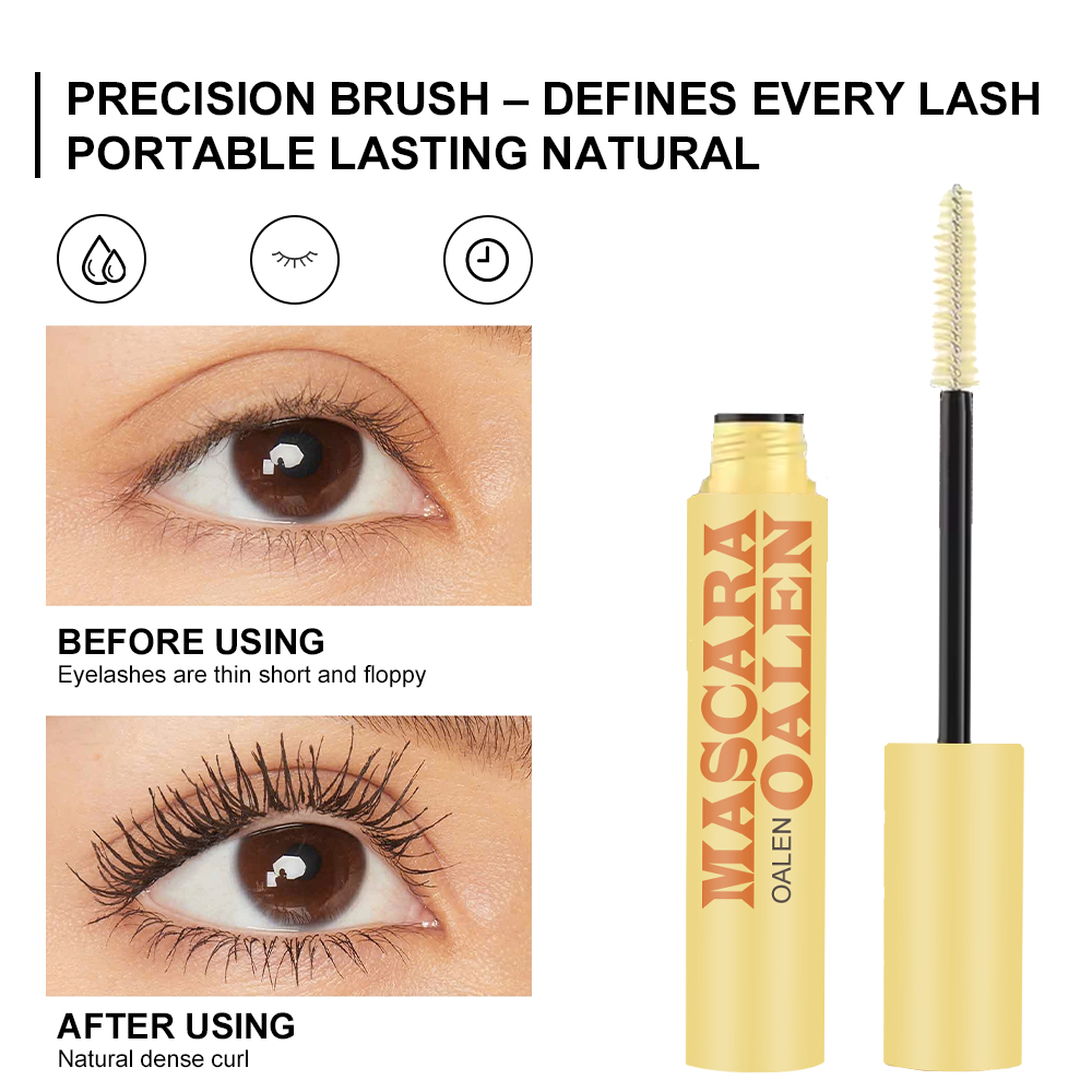 Luxfume Long Lasting Lengthening for Mascara Waterproof and Smudge Proof for Volume No Clump or Smudge,oalen cosmetics