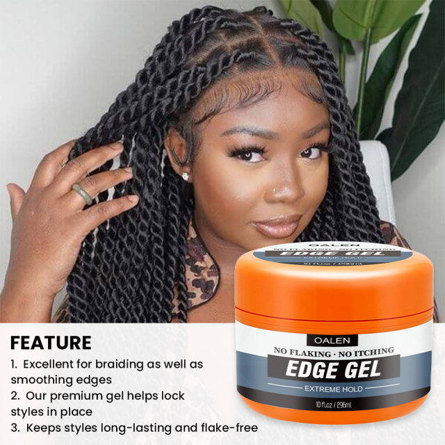 Organic Vegan Hair Styling Wax Alcohol-Free Cream for Braids Gel Twists Edges for Dry Hair and Edge Control,MY SHOP