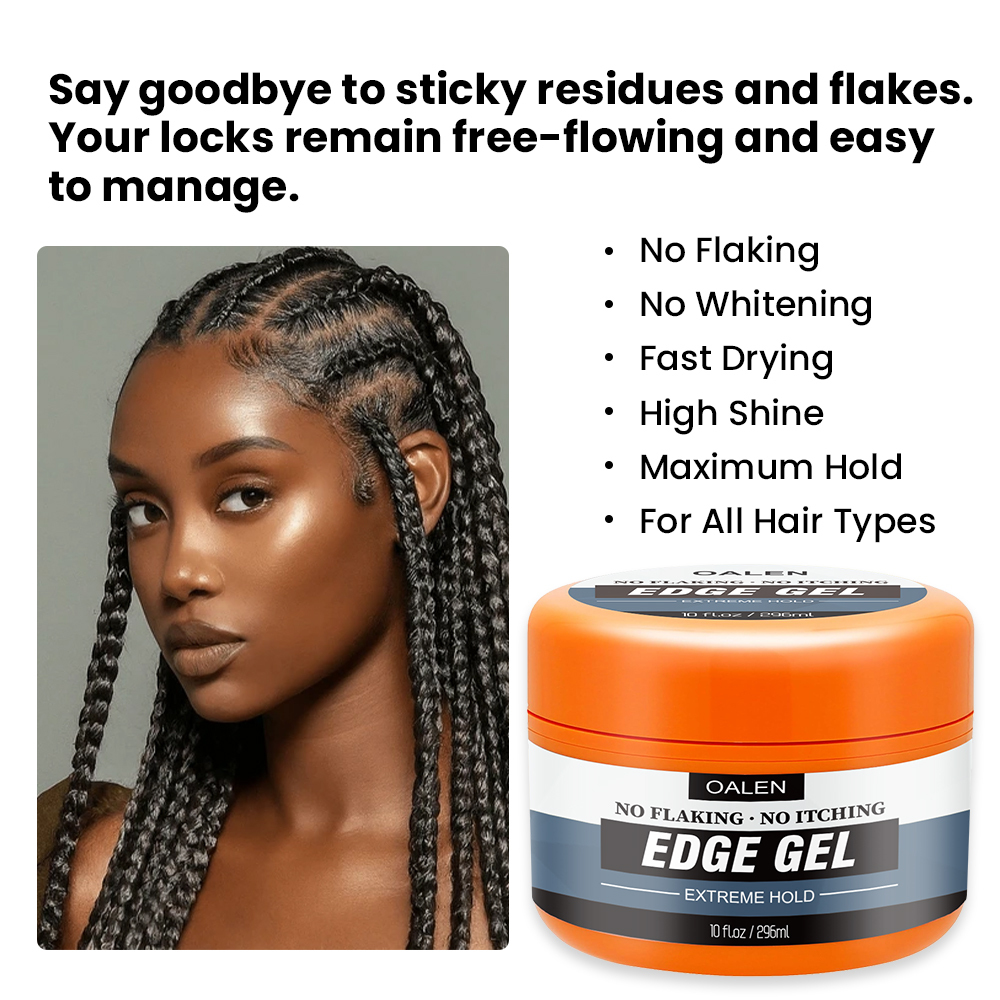 Organic Vegan Hair Styling Wax Alcohol-Free Cream for Braids Gel Twists Edges for Dry Hair and Edge Control,MY SHOP