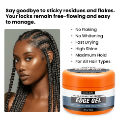 Organic Vegan Hair Styling Wax Alcohol-Free Cream for Braids Gel Twists Edges for Dry Hair and Edge Control,MY SHOP
