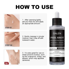 Luxfume Private Label Exfoliating Black Rice Serum Smooth and Glowing Skin Care Peel Off Serum,oalen cosmetics
