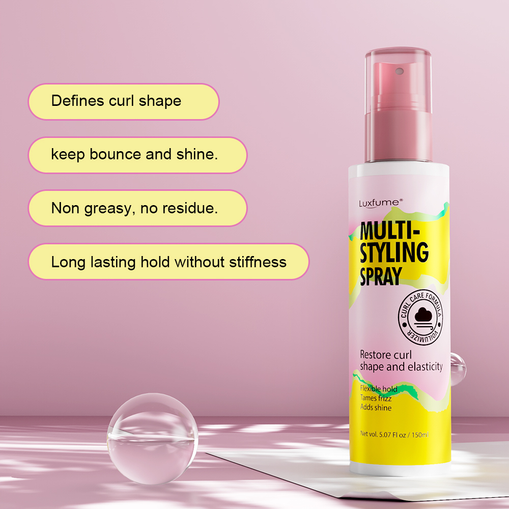 Oalen Custom Herbal Silkening Mist Spray Moisturizing Shine Hair Serum Heat Protection for Dry Hair Strong Hold Organic,MY SHOP
