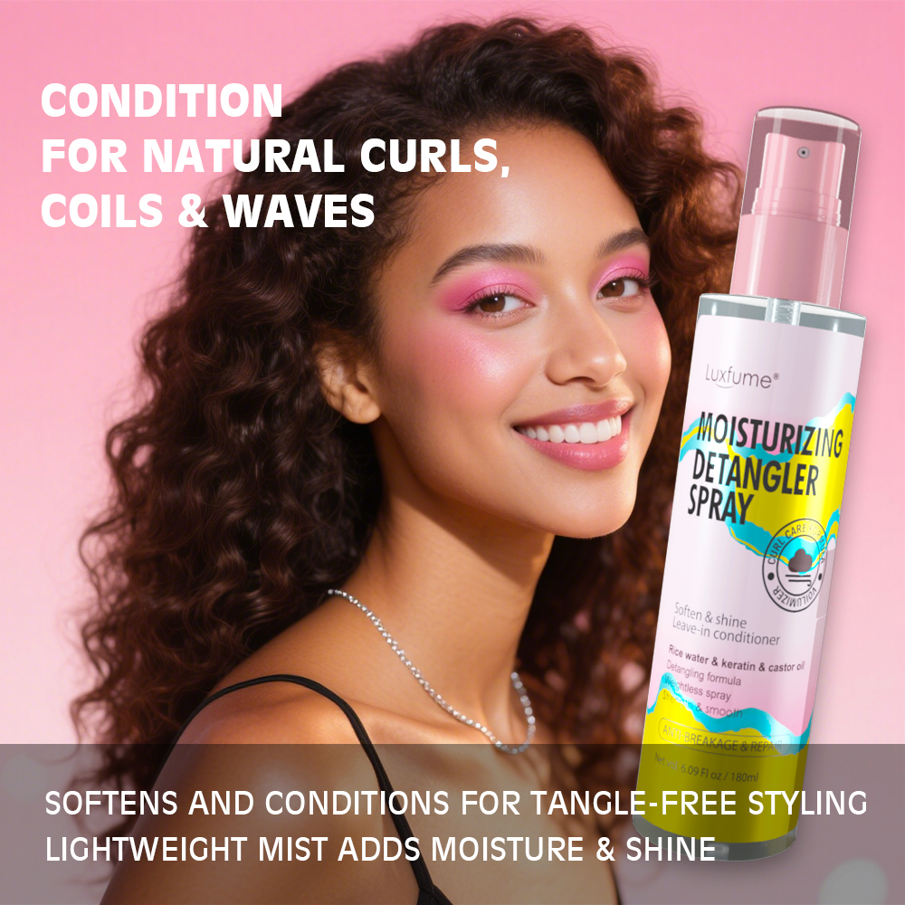Private Label Organic Hair Care Anti-Frizzy Heat Protector for Dry Curly Hair Smoothing Damage Repair Styling Chemical,oalen cosmetics