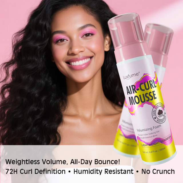 Wholesale Fine Hair Care Nourishing Leave-In Curling Hair Styling Gel Elastin Gel Cream Herbal Ingredients Moisturizing Shaping,oalen cosmetics