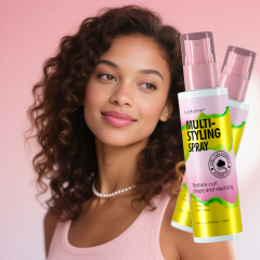 Oalen Custom Herbal Silkening Mist Spray Moisturizing Shine Hair Serum Heat Protection for Dry Hair Strong Hold Organic,MY SHOP
