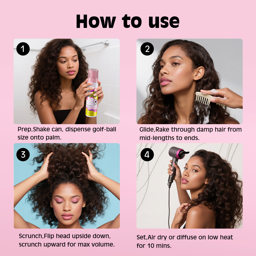 Wholesale Fine Hair Care Nourishing Leave-In Curling Hair Styling Gel Elastin Gel Cream Herbal Ingredients Moisturizing Shaping,oalen cosmetics