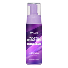 Organic Curl Foam Moisturizing Anti-Frizz Volume Enhancing Curl Mousse Hair Mousse Enhancing Curly Hair Styling Effect,oalen cosmetics