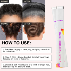 Slick Hair Hair Stick for Flyaways Gel Stick to Sleek and Tame Hair Styles and Nourishes Hair Non Sticky and Non Greasy,oalen cosmetics