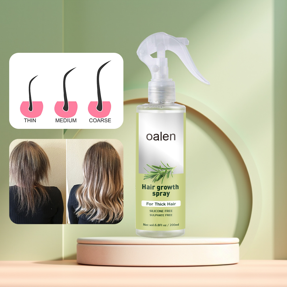 Nourishes Roots for Thicker Hair Growth Sprays for Men and Women Fast Scalp Regrowth Oil Treatment Beauty Health Product,oalen cosmetics