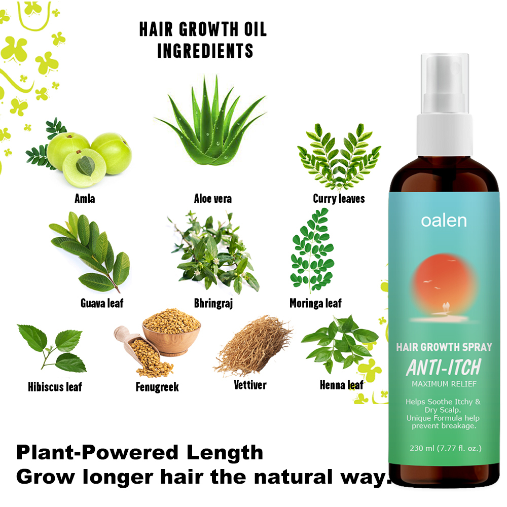 New Bunee Hair Lotion Hair Growth Spray Hair Loss Regrowth Treatments Hair Growth Liquid Scalp Spray Serum,oalen cosmetics
