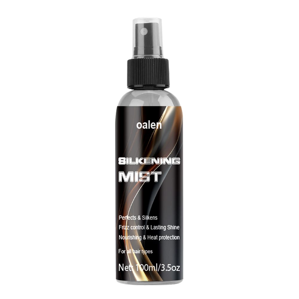 Heat Protection Hair Spray Silkening Mist Spray for Hair Thermal Resistant Styling Products,oalen cosmetics