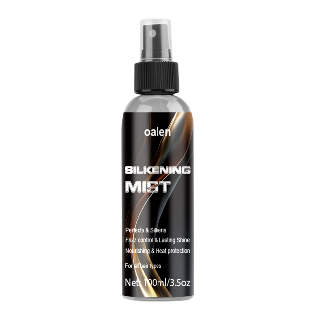Heat Protection Hair Spray Silkening Mist Spray for Hair Thermal Resistant Styling Products,oalen cosmetics