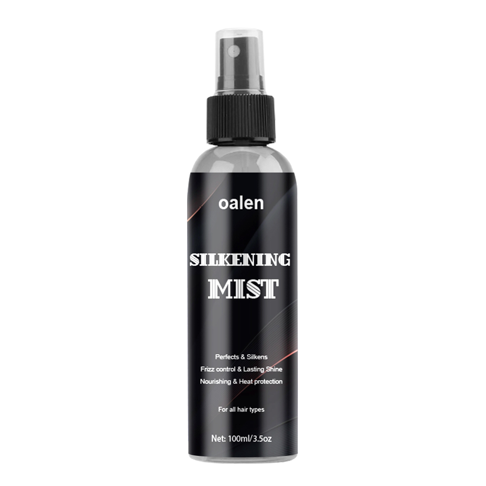 Sale Luxfume Customs Logo Hair Silk Mist Heat Protectant Smooth Soft Silkening Mist Hair Shine Spray,oalen cosmetics
