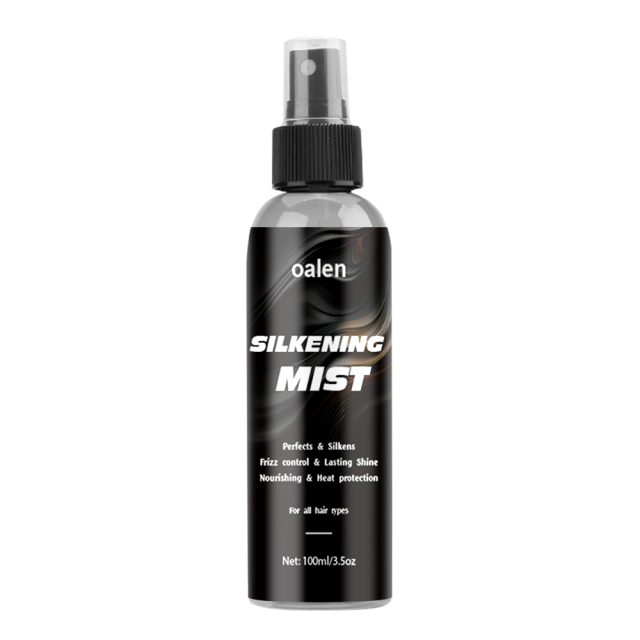 Protector Heat Protectant Spray for Hair Private Label Silkening Mist Spray for Hair,oalen cosmetics