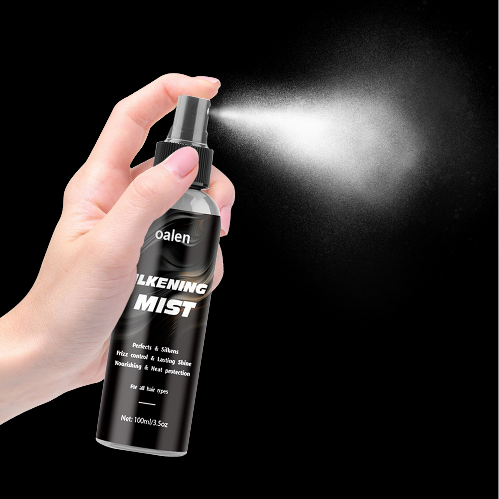 Protector Heat Protectant Spray for Hair Private Label Silkening Mist Spray for Hair,oalen cosmetics