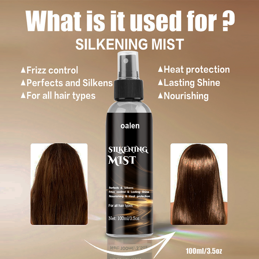 Leave-in Conditioner Spray Anti Frizz Smooth Moisturizing Silkening Mist Spray for Hair,MY SHOP