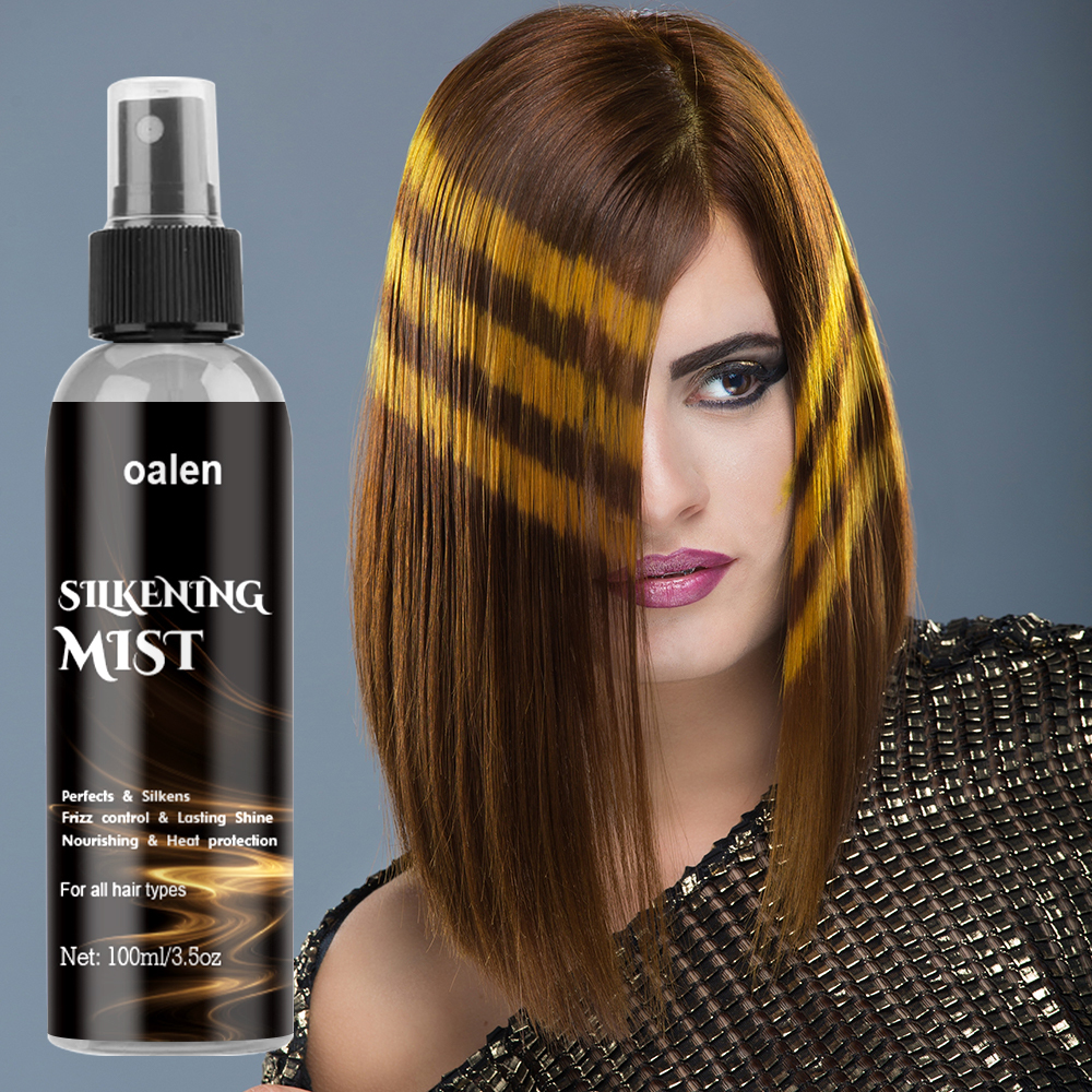 Leave-in Conditioner Spray Anti Frizz Smooth Moisturizing Silkening Mist Spray for Hair,MY SHOP
