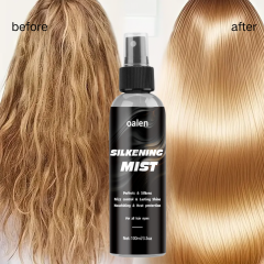 Protector Heat Protectant Spray for Hair Private Label Silkening Mist Spray for Hair,oalen cosmetics