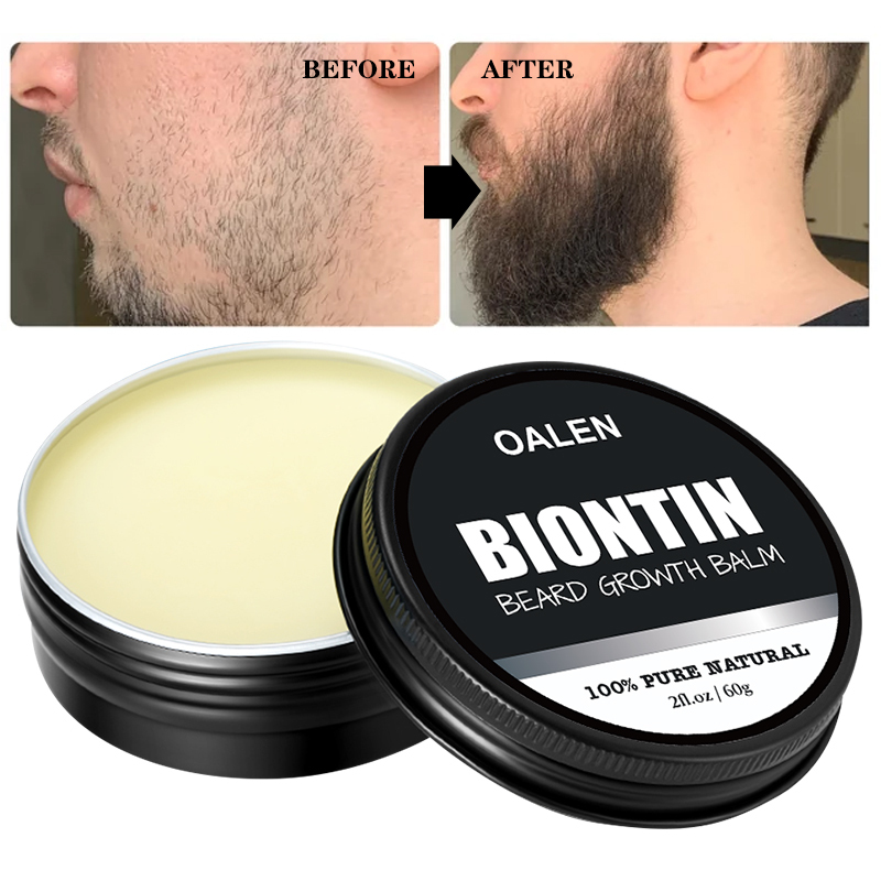 Private Label 100% Organic Scented Mens Beard Balm Cream Strong Hold Vanilla Mustache Care Wax for Natural Ingredients,oalen cosmetics