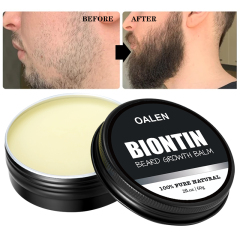Private Label 100% Organic Scented Mens Beard Balm Cream Strong Hold Vanilla Mustache Care Wax for Natural Ingredients,oalen cosmetics