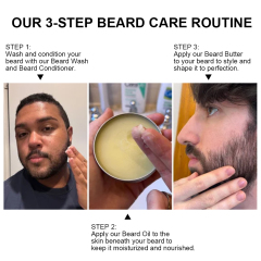 Private Label OEM Wholesale Beard Wax & Balm Organic Men's Care Musk Scent Beard Balm,oalen cosmetics