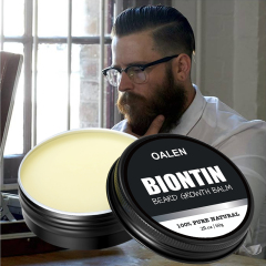 Private Label 100% Organic Scented Mens Beard Balm Cream Strong Hold Vanilla Mustache Care Wax for Natural Ingredients,oalen cosmetics