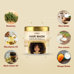 Custom Brand Multi-Purpose Haircare Styling Gentle Repair Hair Mask for Kids Anti-Frizz Hydrating Moisturizing,oalen cosmetics