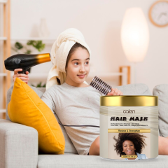 children's broken hair styling comb, containing mint extract, hyaluronic acid and hibiscus flower extract Hair Mask for Kids Anti-Frizz Hydrating Moisturizing,MY SHOP