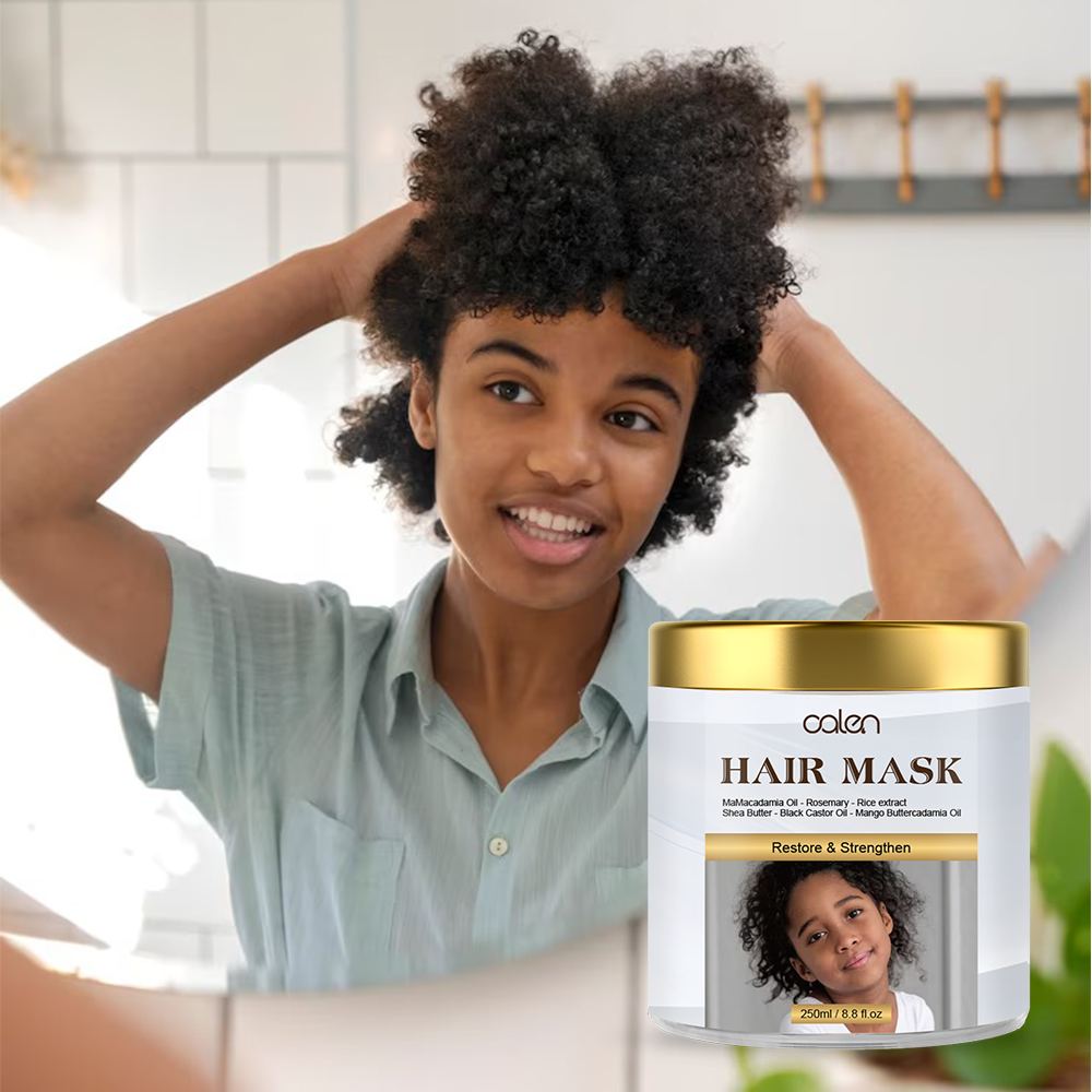 Broken hair styling comb hyaluronic acid and hibiscus flower extract Hair Mask for Kids Anti-Frizz Hydrating Moisturizing,MY SHOP