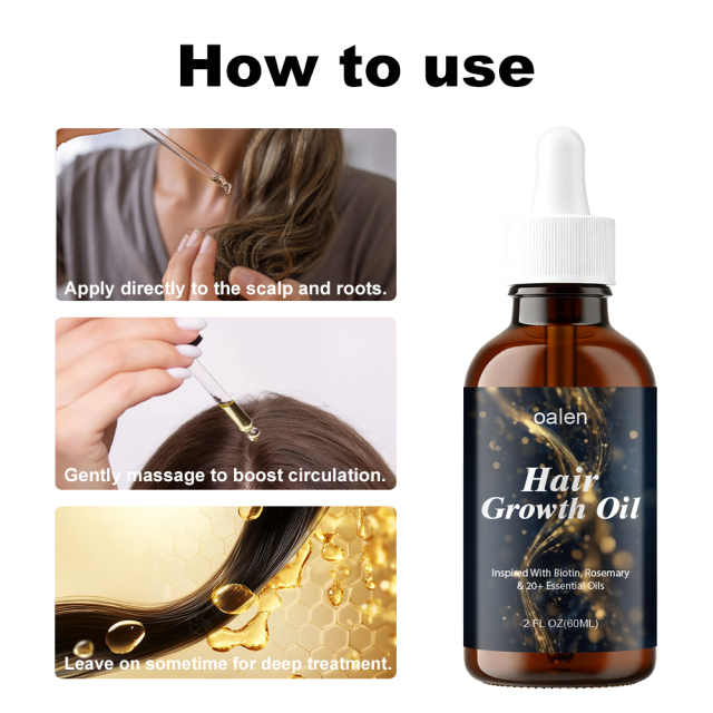 Women's Hair Growth Oil Veganic Natural Keratin Treatment with Rosemary Essential Oils Fast Hair for Serum,MY SHOP