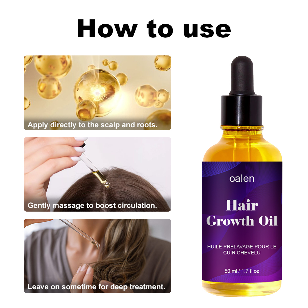 Organic Repair Serum Scalp Massage Hair Growth Oil Anti Hair Loss Keratin Rosemary Oil Hair Treatment,MY SHOP