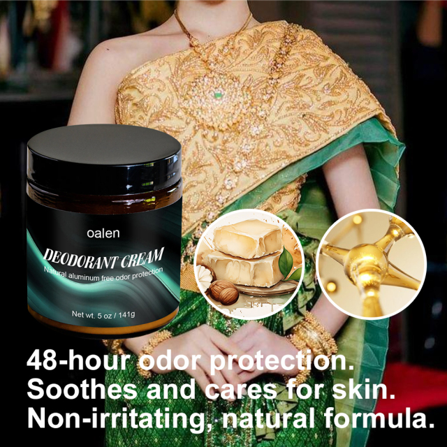 New Vegan Underarm Deodorant Cream Gentle Non-Irritating Deeply Moisturizing with Long-Lasting Fragrance for Smooth Armpits,oalen cosmetics