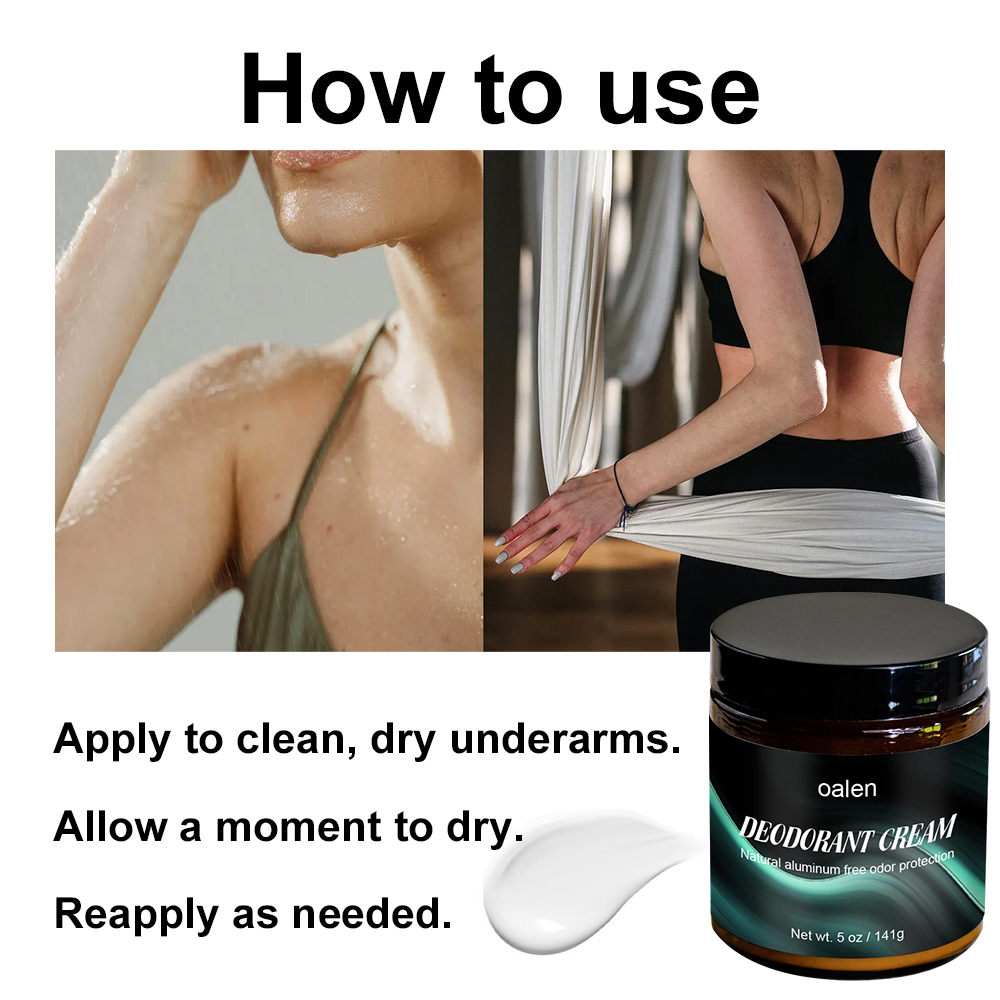 Herbal Deodorant Cream for Women Natural Daily Use Underarm Odor Perfume Keep Body Fresh,MY SHOP