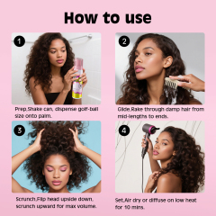 Braid Foam Strong Hold Hair Mousse Private Label Edge Control Moisturizing Hair Mousse Styling Foam for Braids,oalen cosmetics