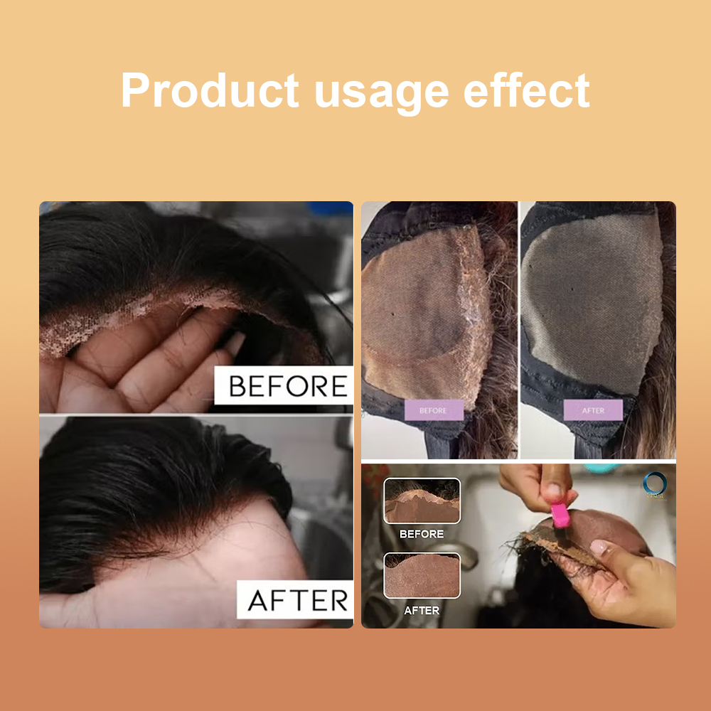 Private Label Hair Bond Remover Oil and Hair Protective Liquid Cap Bonding Glue Quick and Weave Set,oalen cosmetics