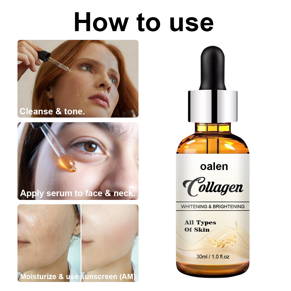 Oalen 30Ml Whitening  Serum Repairing Facial Blue Copper Peptide Serum,oalen cosmetics