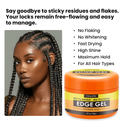 Sale Private Label 72h Extra Hold Pineapple Scent Without Flaking Curly Hair Edge Control Gel,MY SHOP