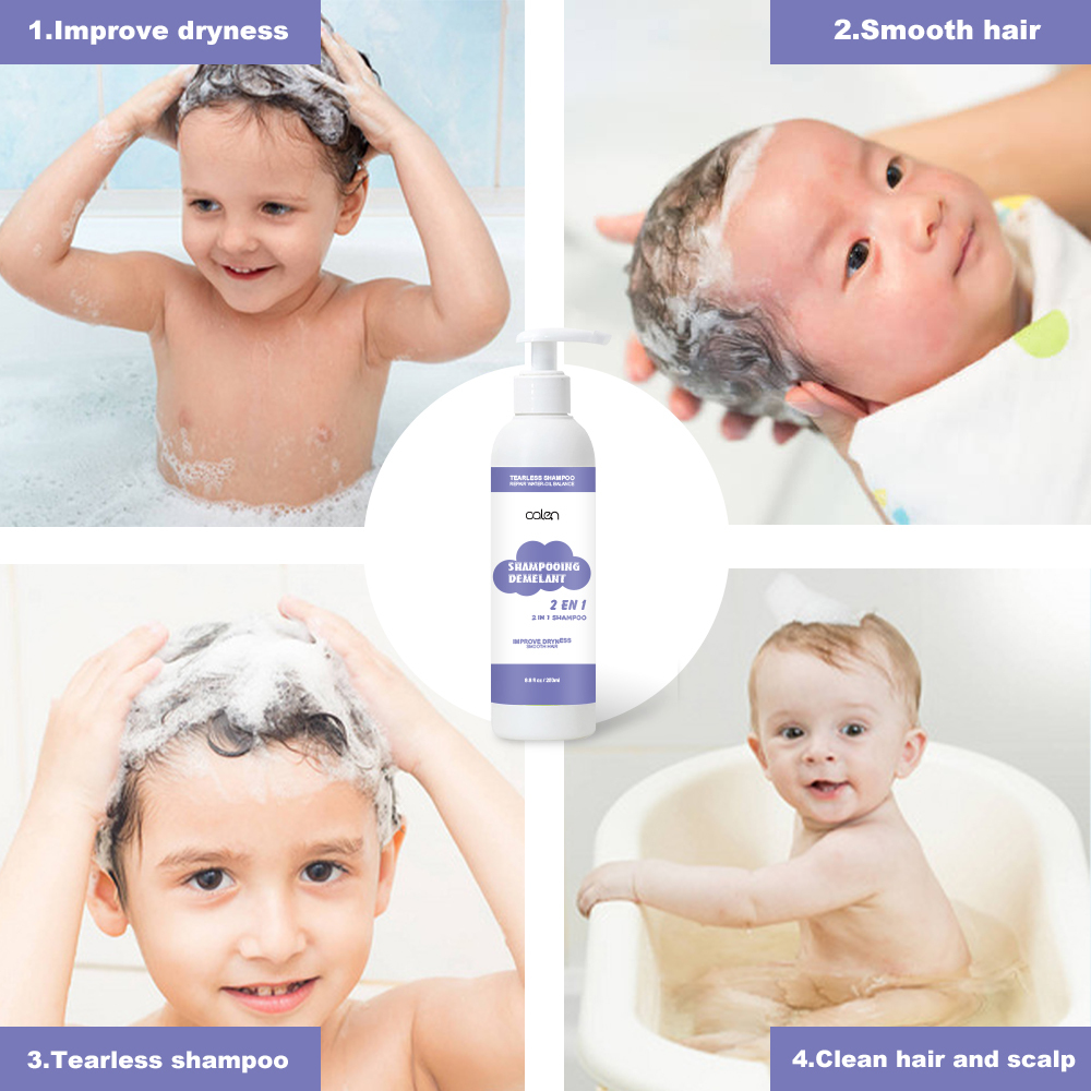 Kids 2-in-1 Hydrating Shampoo & Conditioner, Gently Cleanses, Conditions & Detangles Kids Hair,MY SHOP