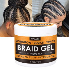 Oalen Sale Private Label 72h Extra Hold Pineapple Scent Without Flaking Curly Hair Edge Control Gel,MY SHOP
