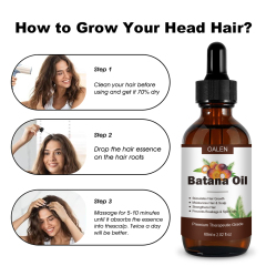 Oalen Hair oil that prevents hair damage, strengthens and makes it shiny, with a fresh scent,oalen cosmetics