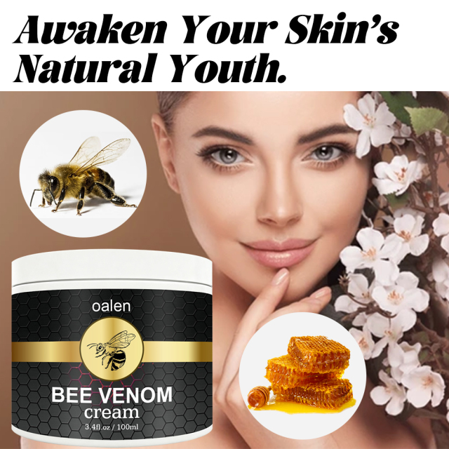OEM Custom Formula 100g Soothing Bee Venom Cream with Organic Firming Cream for  Skin Tightening and Anti Aging,oalen cosmetics