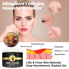 OEM Custom Formula 100g Soothing Bee Venom Cream with Organic Firming Cream for  Skin Tightening and Anti Aging,oalen cosmetics