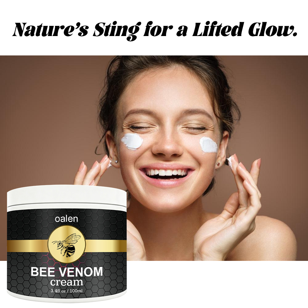 OEM Custom Formula 100g Soothing Bee Venom Cream with Organic Firming Cream for  Skin Tightening and Anti Aging,oalen cosmetics