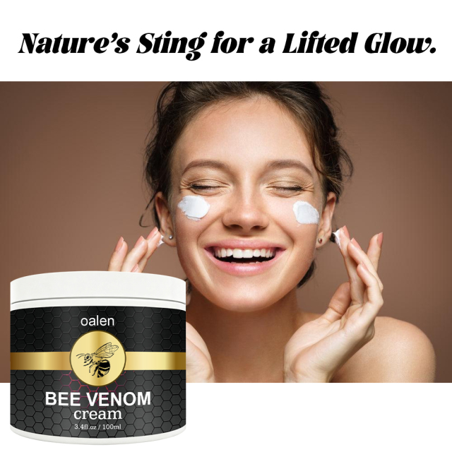 OEM Custom Formula 100g Soothing Bee Venom Cream with Organic Firming Cream for  Skin Tightening and Anti Aging,oalen cosmetics