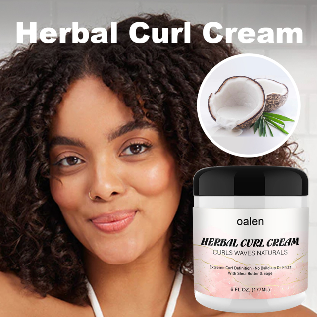 Women's 6 OZ Coconut Ingredients Curl Defining Cream Curl Hair Curls Conditioner Cream,MY SHOP