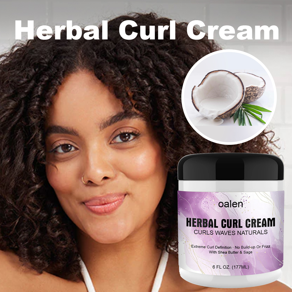 OEM Organic Coconut Ingredients Curling Cream Define Curls Enhancer Curling Cream for Women Natural Hair,MY SHOP