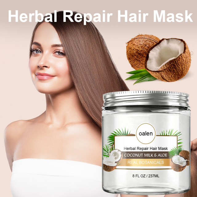 Factory Price OEM ODM Private Label Organic Repair Hair Mask Smoothing Coconut Ingredients Treatment Hair Mask,MY SHOP