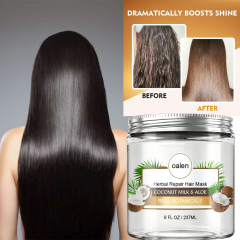 Factory Price OEM ODM Private Label Organic Repair Hair Mask Smoothing Coconut Ingredients Treatment Hair Mask,MY SHOP